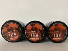 Lot 3 American Crew Defining Paste Medium Hold Low Shine Pomade  3oz 