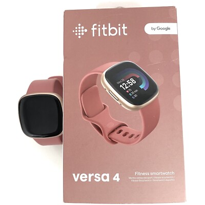 Fitbit Versa 4 Fitness Tracker Smartwatch Heart Rate Sleep Heart Monitor Pink 810038858739 | eBay UK