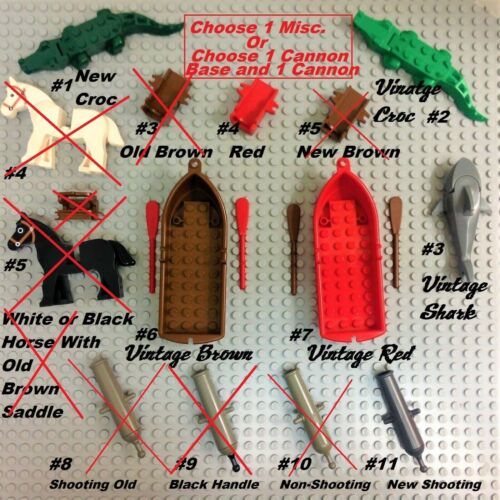 LEGO {COSTRUISCI LA TUA MINIFIGURE PIRATA VINTAGE / SOLDATO IMPERIALE!} LEGGERE DESC. 4 - Foto 7 di 8