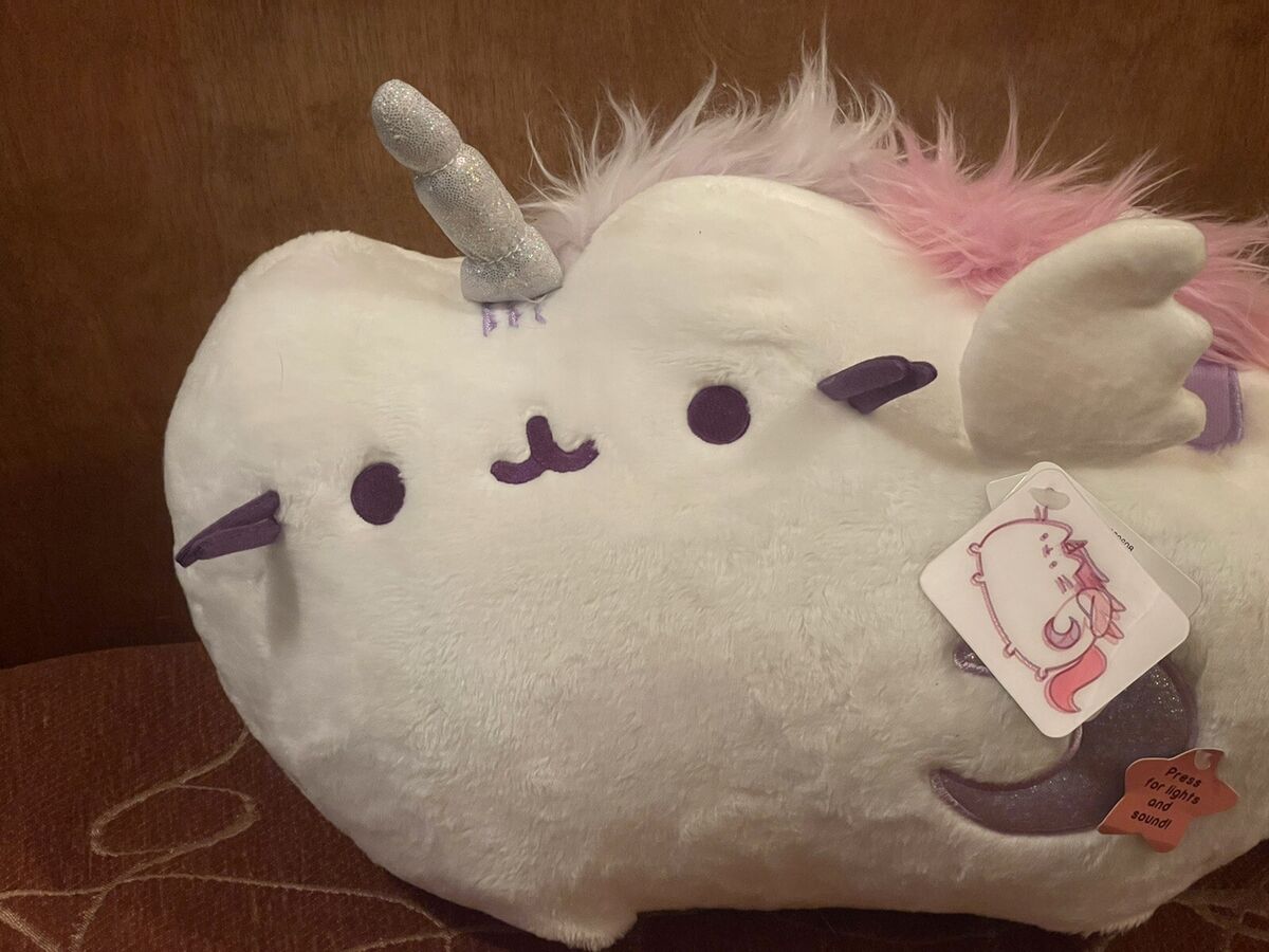 GUND E8 Pusheen Cat Super Plush Stuffed Animal Toy 10in GUND E8 Pusheen Cat Super Plush Stuffed Animal Toy 10in