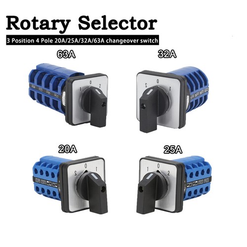 a 63a Rotary Changeover Selector Control Switch Panel Mounted Cam Generator Ebay a 63a Rotary Changeover Selector Control Switch Panel Mounted Cam Generator Ebay