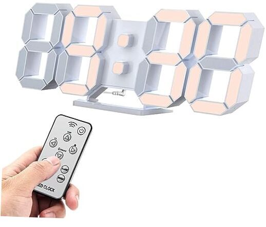 Digital Wall 3D 10" Warm Light 3d Led Clock With Verified By Transparency