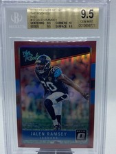 2016 Donruss Optic The Rookies Jalen Ramsey Red Holo /99 SB LVI BGS 9.5 🔥🏆