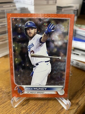 2022 Topps Series 2 Max Muncy Orange So #d/299 Dodgers SP Awesome Card
