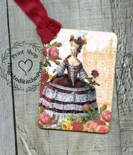 Hang Tags  FRENCH PARIS MARIE ANTOINETTE TAGS or MAGNET #625  Gift Tags