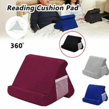 Tablet Stand Pillow Holder Book Reader Rest Lap Reading Cushion For iPad Phone