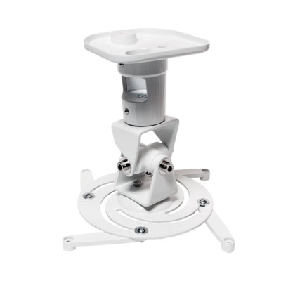 BIGtec universal Beamer Deckenhalterung Projektor weiß Kardangelenk bis 15KG