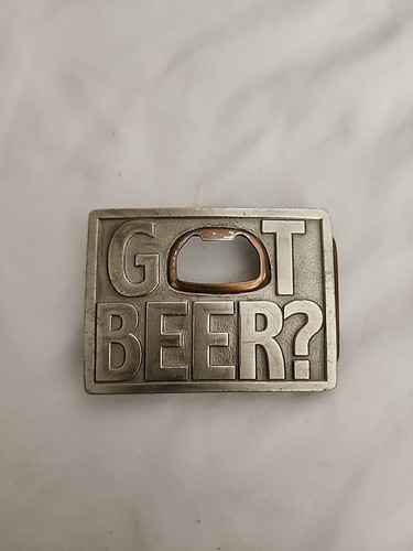 New Always Open Beer Bottle Opener Enamel Vintage Belt Buckle Boucle De Ceinture