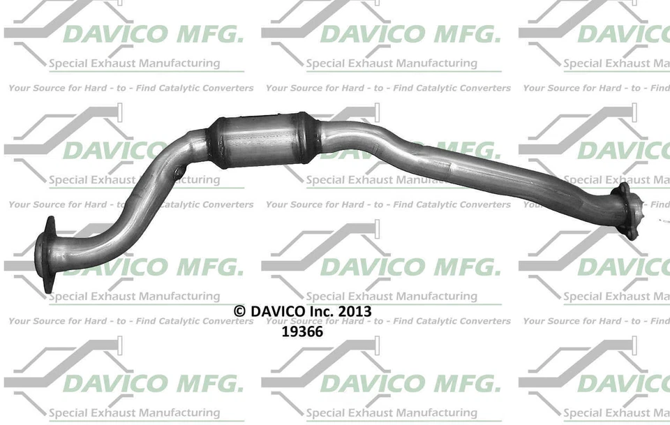 Convertidor catalítico-ajuste exacto Davico 19366 Foto 3 de 3