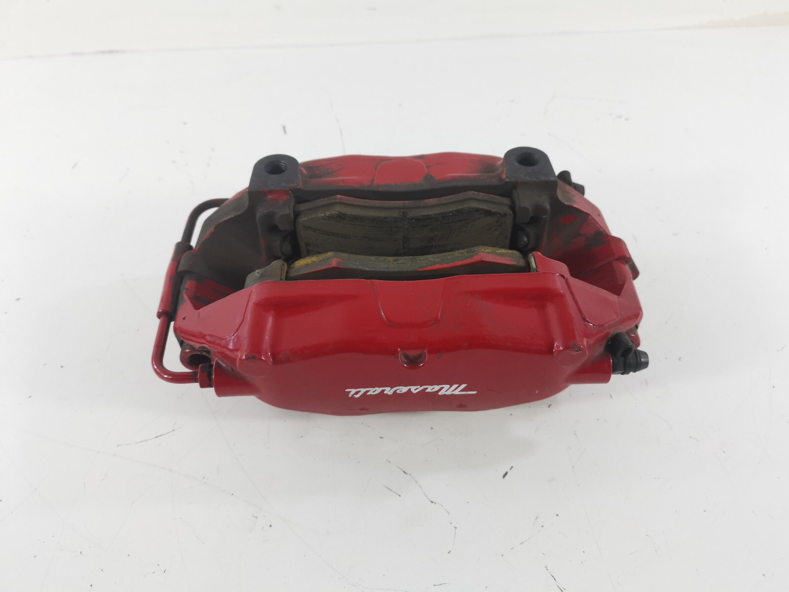 14 MASERATI GRANTURISMO REAR BREMBO RED BRAKE CALIPER SET OEM