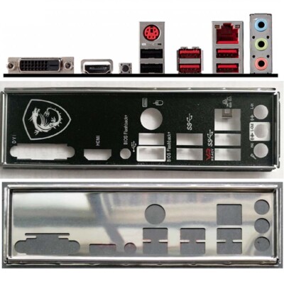 For MSI B450M BAZOOKA PLUS Motherboard IO Shield I/O Shield Backplate