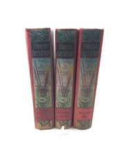 Set of 3 Antique GERMAN BOOKS by FRIEDRICH GERSTACKER 1869 Prussian Hardcover