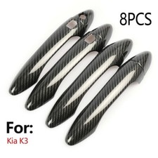 Carbon Fiber Smart Outside Door Handle Cover Trim For Kia Forte K3 2013-2015 Carbon Fiber Smart Outside Door Handle Cover Trim For Kia Forte K3 2013-2015