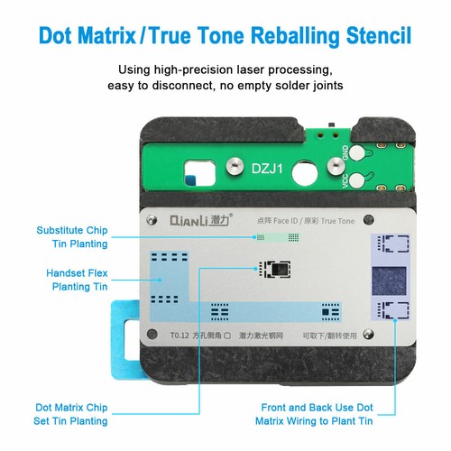QIANLI DZJ1 Dot Matrix Multi-function Repair Fixture Clamp For iPhone X-12 Pro - Picture 3 of 11