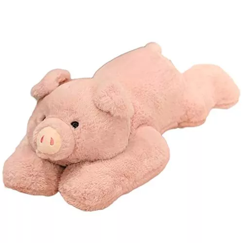 Hronsa Weighted Stuffed Animals, 19.7in 3.3lbs Weighted Pig Stuffed Animal  Toy