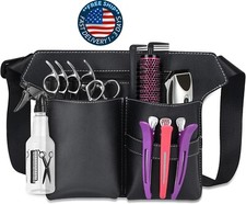 Bolsa para tijeras de peluquer a, ri onera de piel sint tica para peluquero