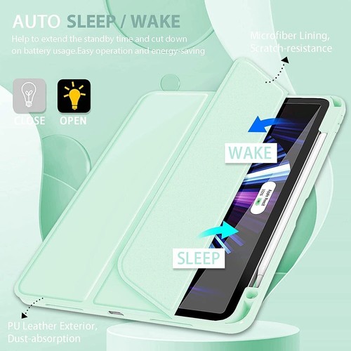 Smart Case For 2025 NEW iPad Air 11" M3/ iPad Pro 11 inch 2024 Clear Back Cover - Picture 48 of 75