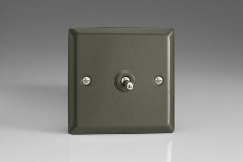 Varilight Classic Bevel Graphite 21 XPB Light Switch Socket Dimmer Toggle Cooker - Picture 18 of 52