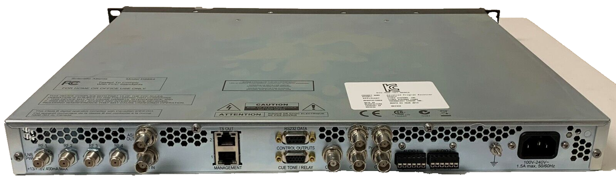 Cisco D9854 PowerVu Advanced Program Receiver KCC-REM-TNY Cisco D9854 PowerVu Advanced Program Receiver KCC-REM-TNY