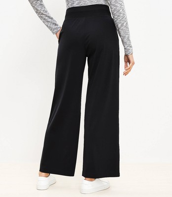 Lou \u0026 Grey Luvstretch Wide Leg Pants Black Small | eBay
