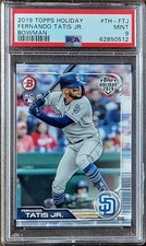 2019 FERNANDO TATIS JR Topps Bowman HOLIDAY PSA 9 Rookie RC #TH-FTJ