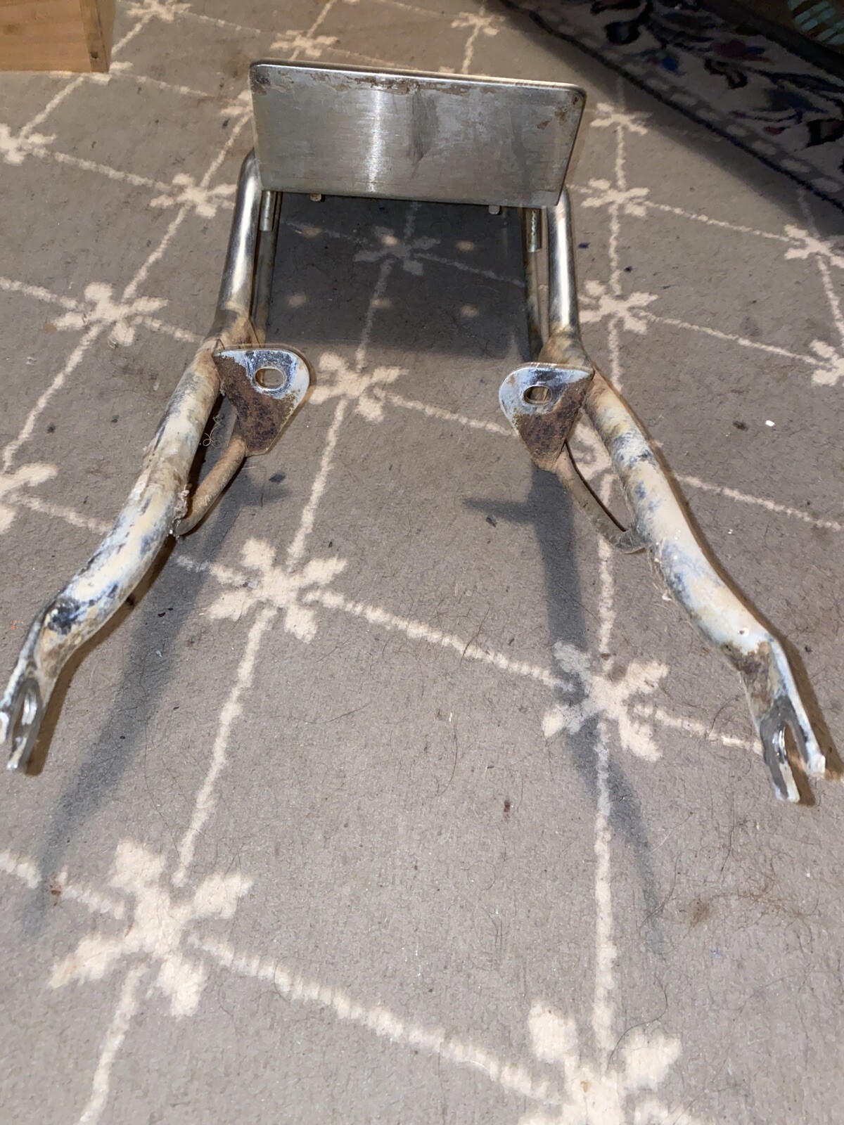 Vintage Motorcycle Rear Carry Rack | eBay