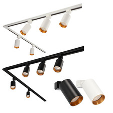 LED Schienensystem SET NALGA Strahler Deckenleuchte Schienenleuchte 2+1m/2+2m