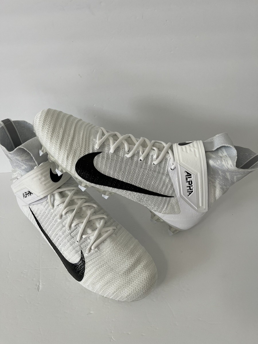 Nike Alpha Menace Elite 2 Football Cleats Flyknit Men\'s 13.5 White AO3374-101 s-l400.jpg main image 4