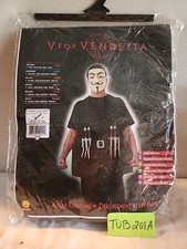 Rubies V For Vendetta Costume Adult Size M MISSING MASK