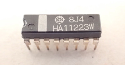 Hitachi HA11223W PLL FM Stereo Demodulator DIP16 ORIGINAL VINTAGE CHIP