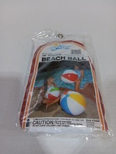 Intex Vintage 1983 Inflatable 20" Beach Ball New Old Stock