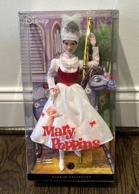 Mary Poppins Barbie Doll Pink Label Collection Disney Collector 2007 #M0672