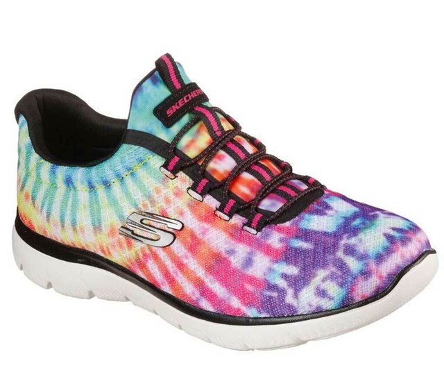 skechers black multi