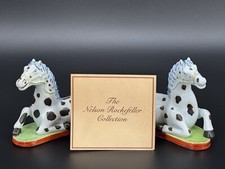 Pair of Mottahedeh Nelson Rockefeller Collection Ch’ien Lung Porcelain Horses