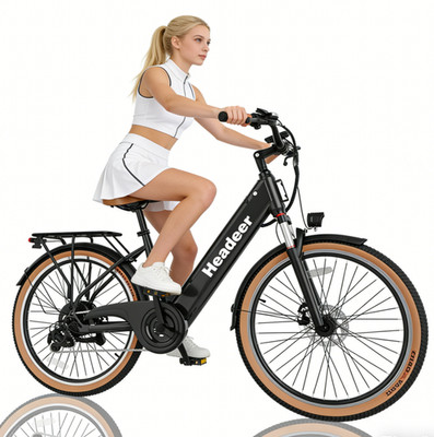 HEADEER 26 Zoll Elektrofahrrad 48V 11.5AH Fahrrad Herren/Damen City E-Bike EU