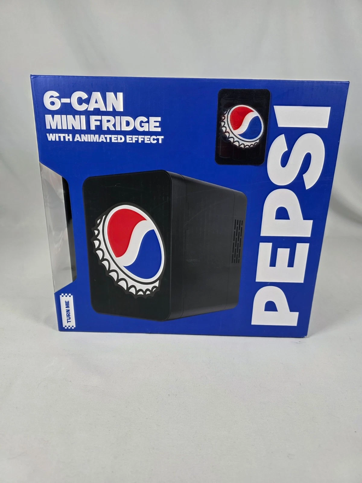 Pepsi Lenticular Mini Fridge 6 Can Compact Beverage Cooler 3D Animated Logo NEW
Opens in a new windo