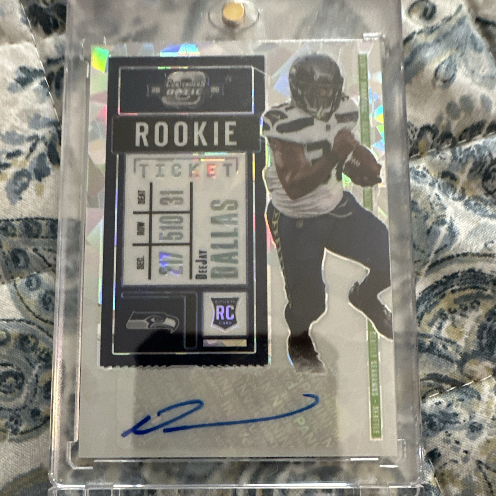 DeeJay Dallas Panini Contenders Optic #181 Autograph