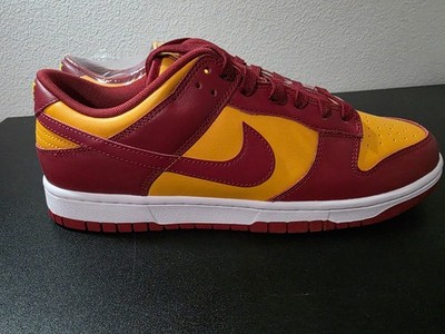 Nike Dunk Low USC DD1391-701 Mens US 11 Basketball Shoes Red White Sneakers Nike Dunk Low USC DD1391-701 Midas Gold Tough Red White Size  main image 2