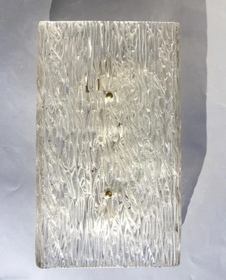 Venini wandlampe italien 60s mid century ice glass wall lamp - Bild 1 von 4