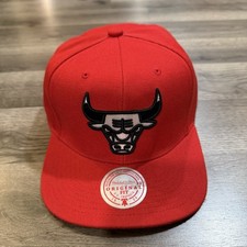 Chicago Bulls Mitchell Ness SnapBack Hat - OSFM