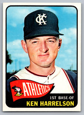 1965 TOPPS #479 KEN HARRELSON A'S