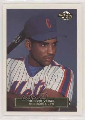 1992-93 Fleer Excel Quilvio Veras #81 0q3