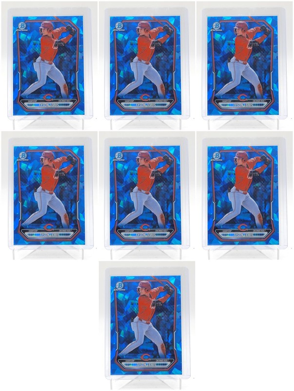 [7] TYSON LEWIS 2026 BOWMAN CHROME SAPPHIRE 1ST REFRACTOR CINCINNATI REDS Q4115