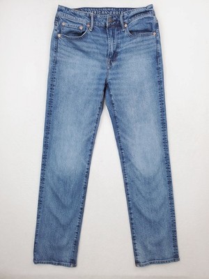 American Eagle Jeans Mens 30x32* Blue Relaxed Straight Easyflex Stretch Denim