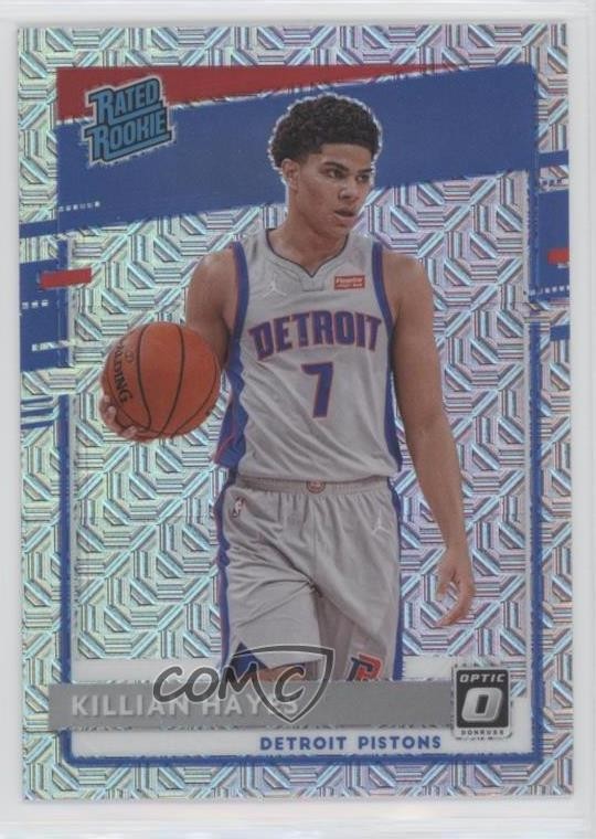 2020-21 Panini Donruss Optic Rated Rookie Choice Prizm Killian Hayes #157 06t1