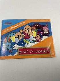 Kung Fu Heroes - Nintendo NES 1988 (CIB) Complete in Box W Manual 
