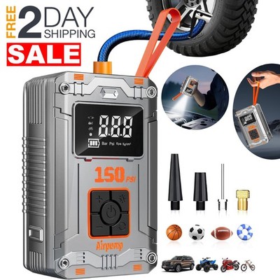 Compresor De Aire Digital Para Carro Portatil Inflador Llantas Moto Accesorios