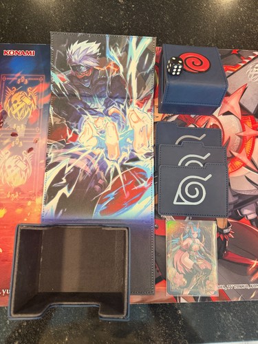 ManaMoon Amanda Lapalme Naruto Kakashi Hatake Chidori Deck Box. Slightly Used.