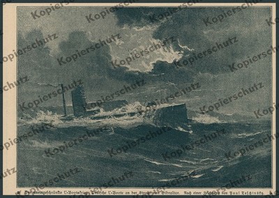 Teschinsky U-Boot SM U 51 Kptlt. Walter Rumpel Kaiserliche Marine Gibraltar 1915