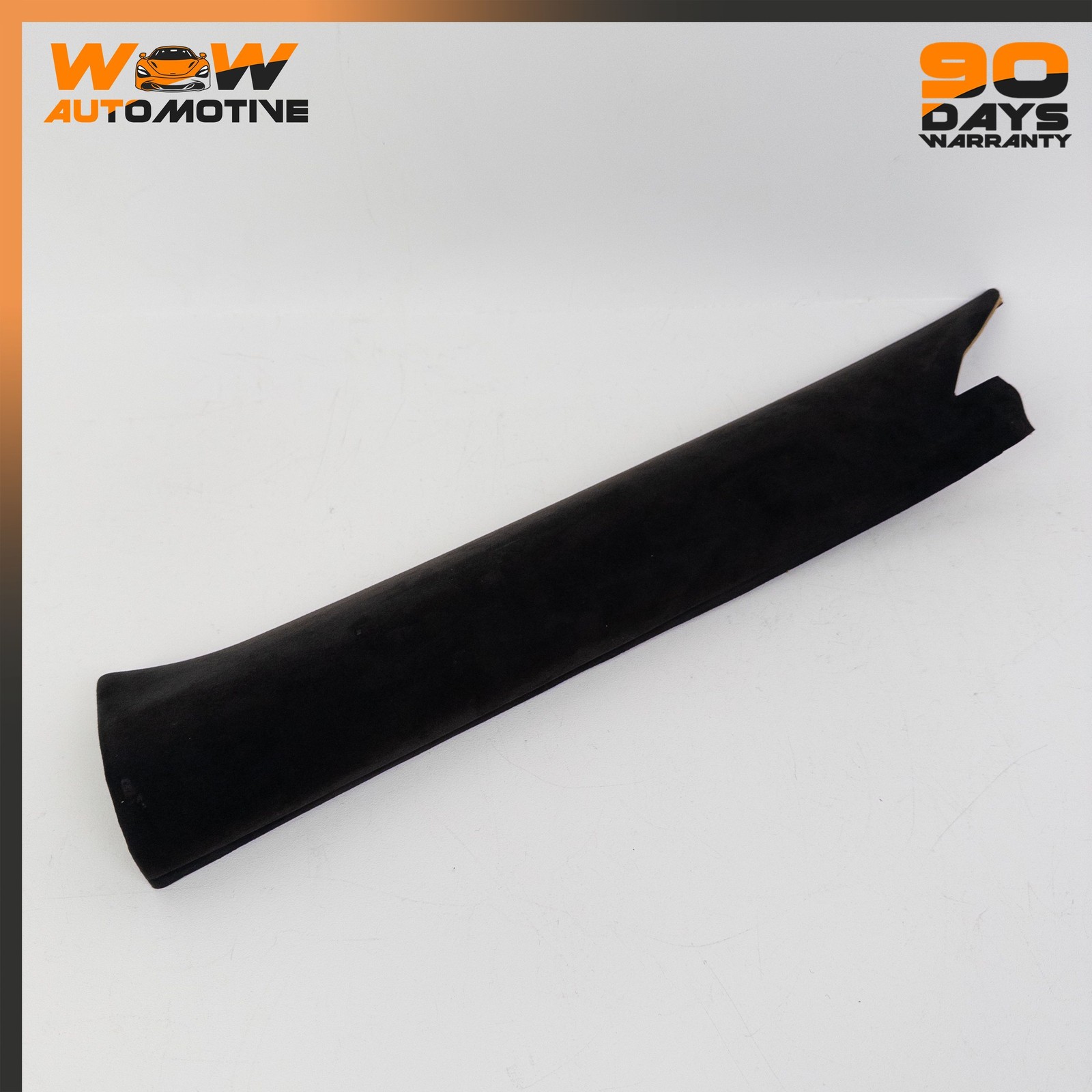 08-19 MASERATI GRANTURISMO S FRONT LEFT WINDSHIELD A PILLAR COVER TRIM BLACK OEM